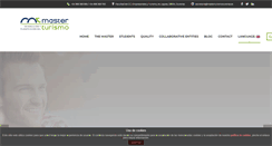 Desktop Screenshot of masterturismoourense.es